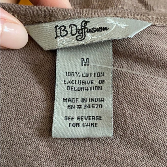 NWT cotton knit tank by IB Diffusion - Picture 6 of 6